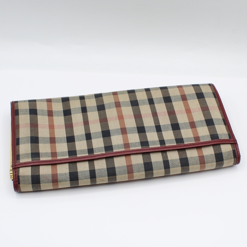 DAKS plaid envelope purse/wallet - Picture 9 of 12